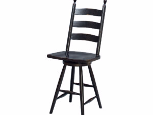 Shaker Ladder Back Swivel Bar Stool