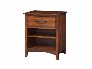 Concord 1 Drawer Nightstand with Open Shelf
