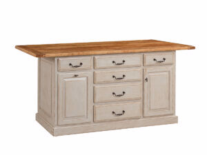 Traditional Island w/ 6 Drawers and 2 Doors