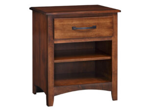 Concord 1 Drawer Nightstand with Open Shelf