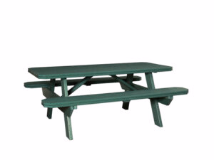 33" x 72" Table with Benches Attached