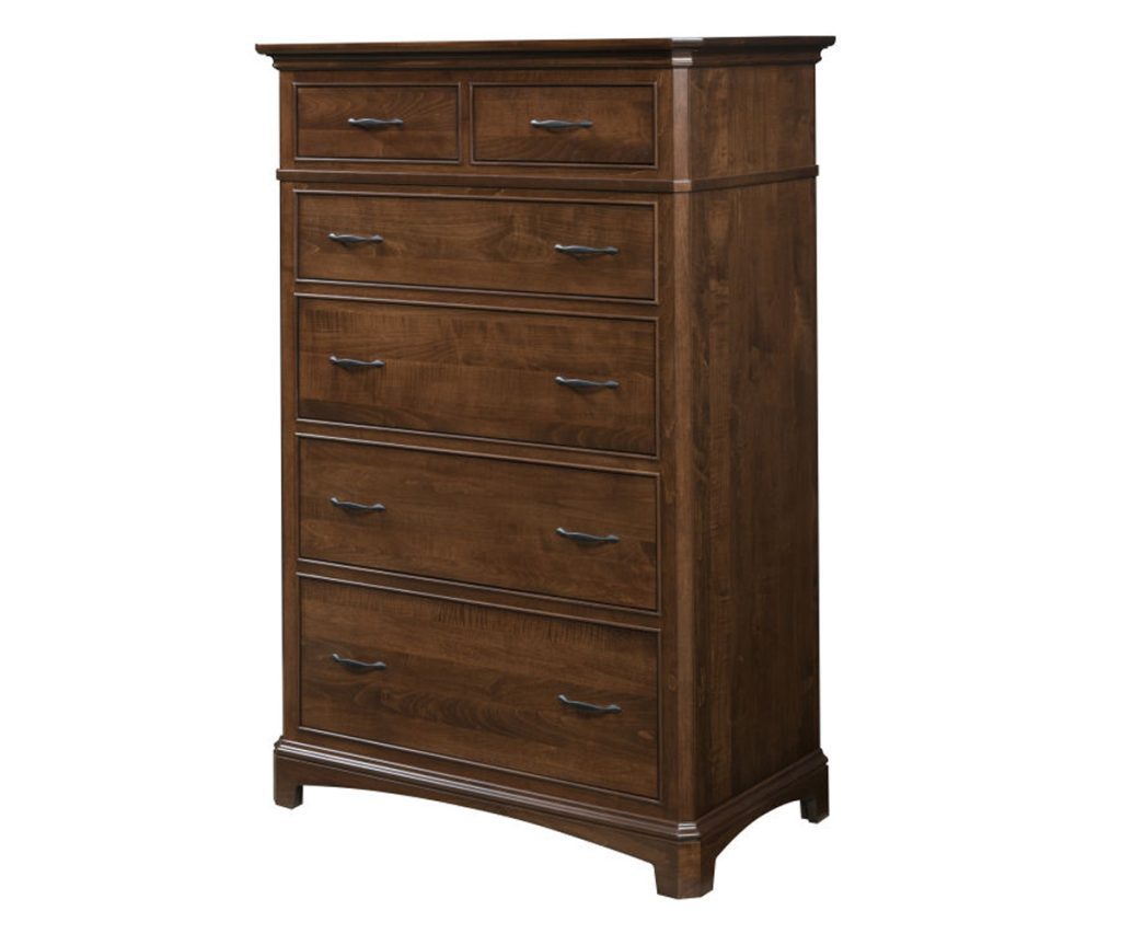 Amish crafted hardwood Nisley Hamilton chest of drawers