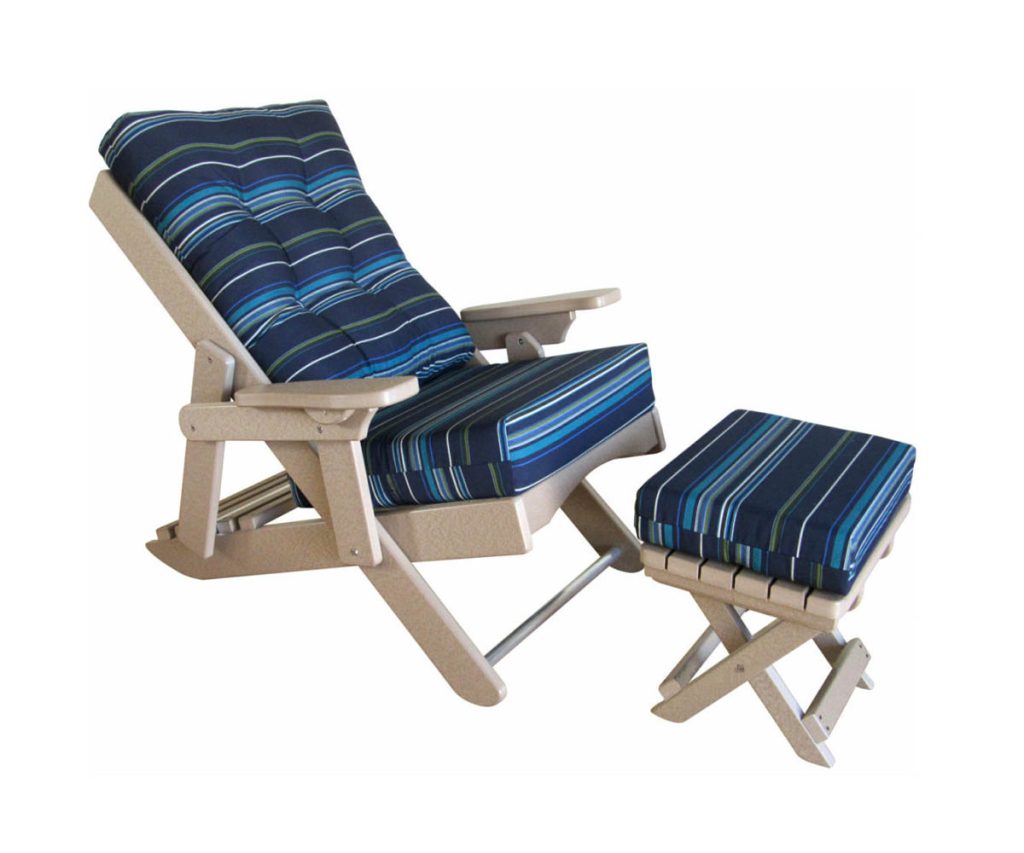 Amish crafted poly outdoor furniture - Caribbean Folding Chair