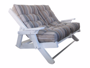High Back Siesta Folding Loveseat