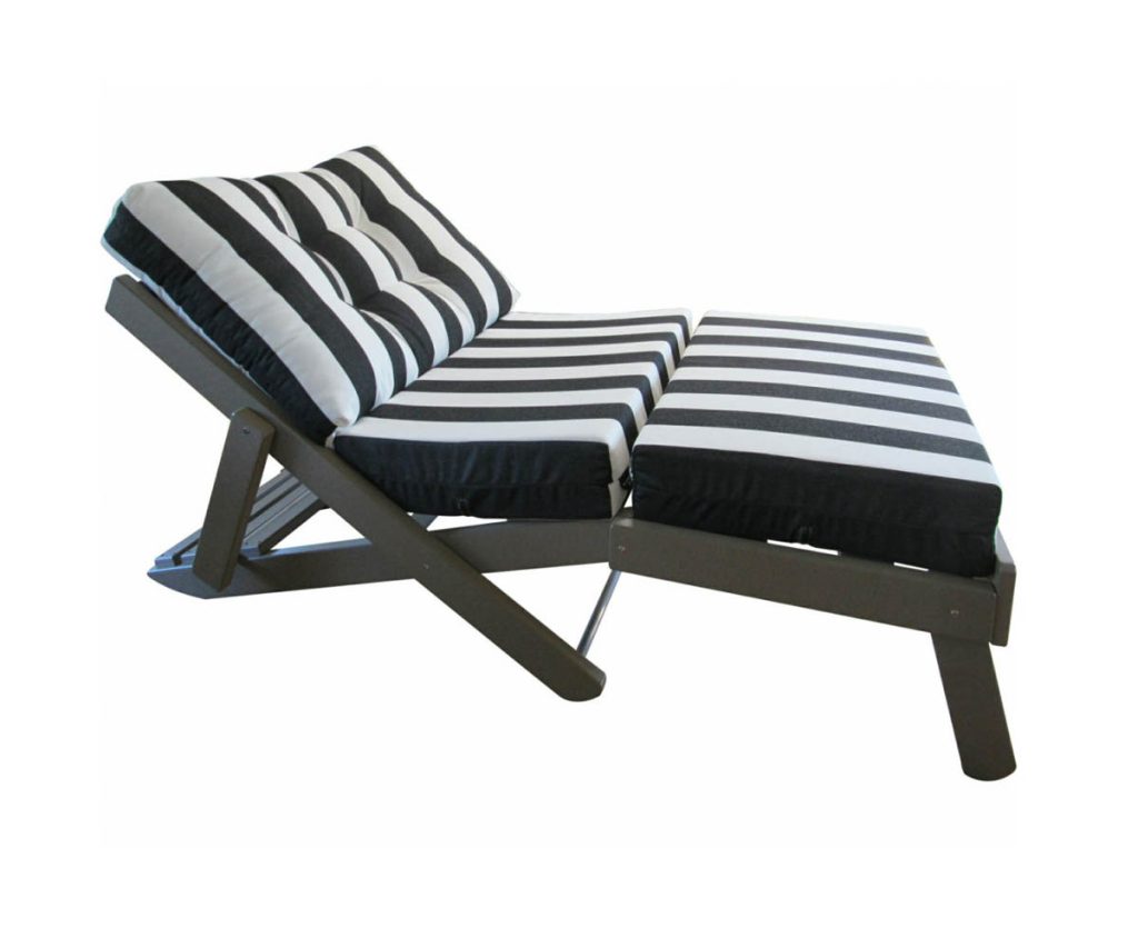 Amish crafted poly outdoor furniture - Twin Caribbean Daybed