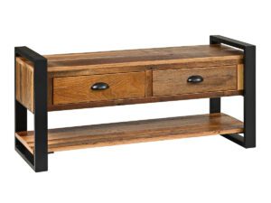 Sheffield 2 drawer barnwood console table