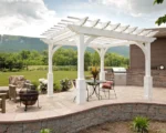 12x12+Elegant+Vinyl+Pergola+w+Superior+Post+Skirts+Large