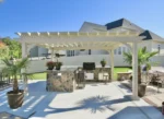 20x20+Almond+Elegant+Vinyl+Pergola+with+Lattice