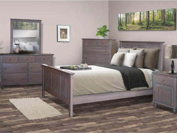 Amish handcrafted bedroom furniture from the Wilkensburg collection.