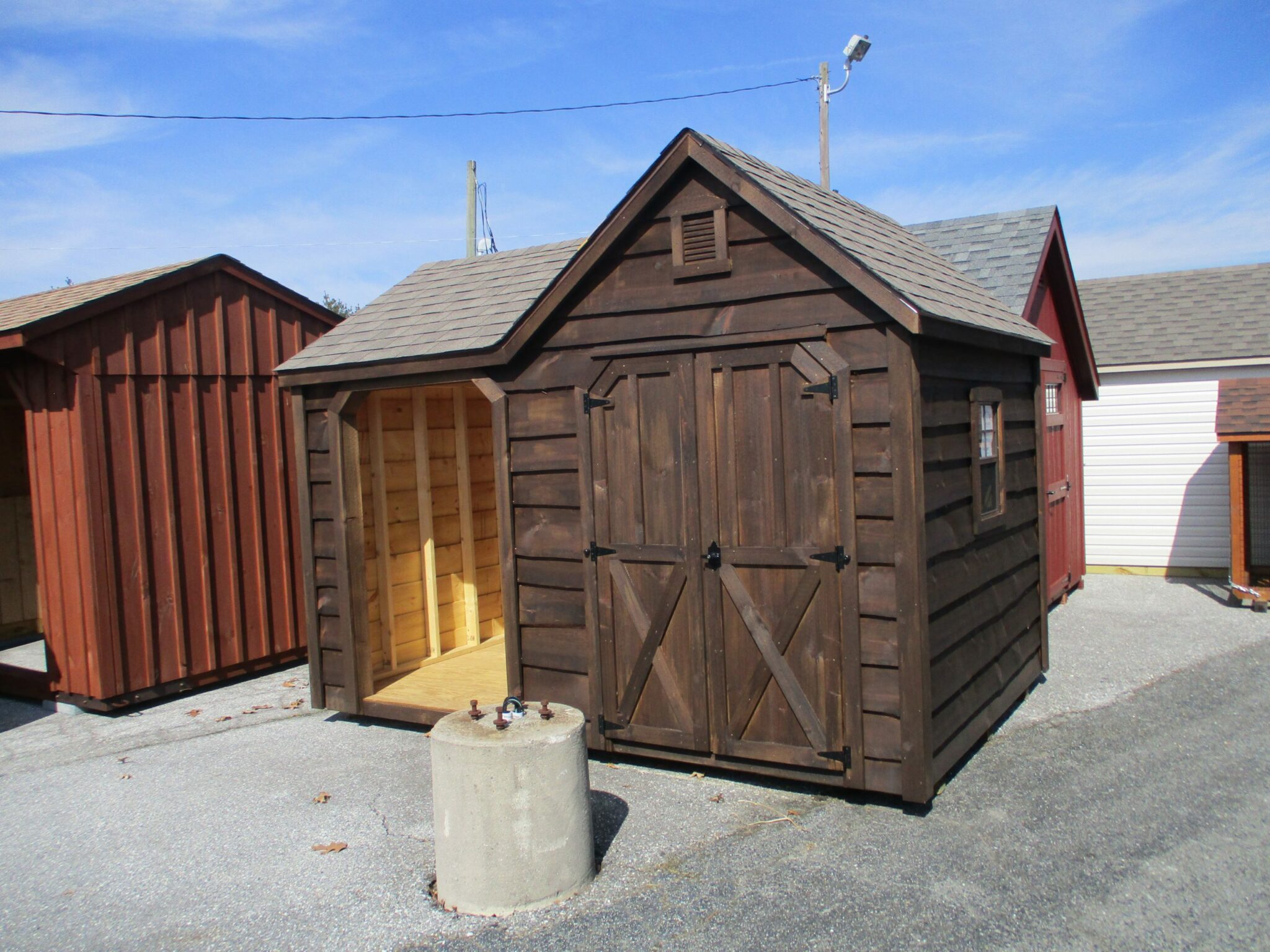 8x12 Wood Shed - Dutch Home