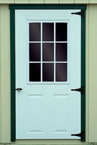 9 Lite Fiberglass Door