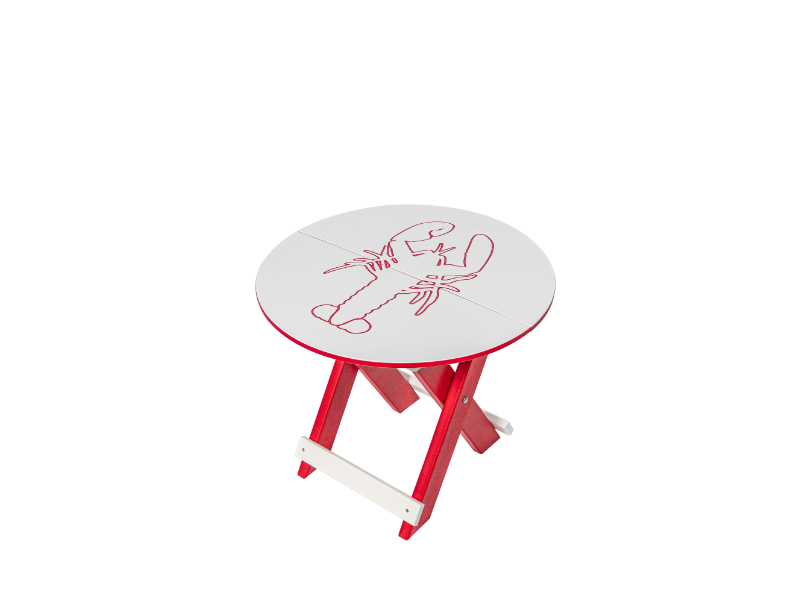 Beaver Dam - Bayside Round Folding End Table