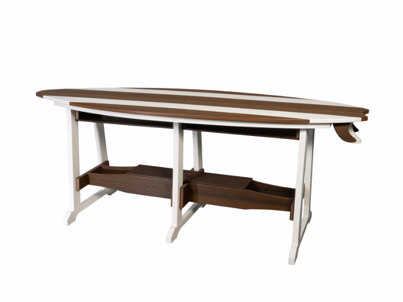 Beaver Dam - Surf-Aira Counter Table in brown and white