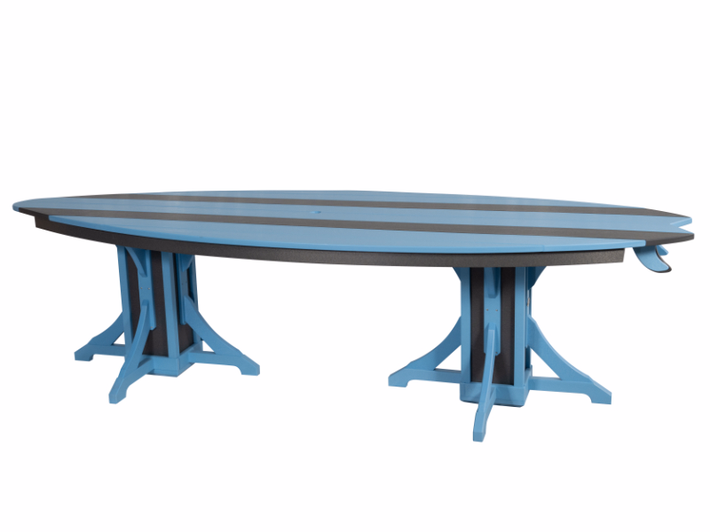 Beaver Dam - Surf-Aira Dining Table in blue and black