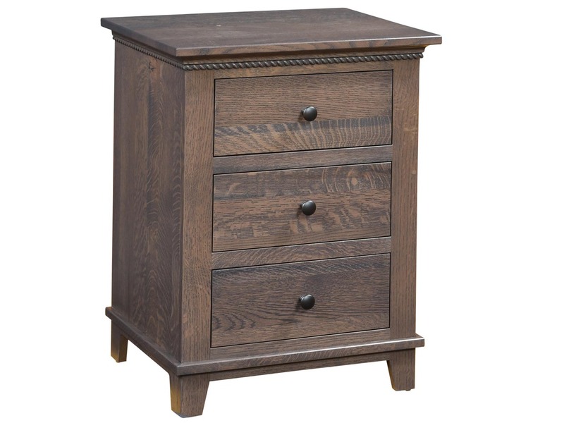Brookstone Nightstand - 21.75"W x 28.25"H x 17.75"D