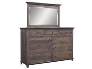 Brookstone Dresser w/ Mirror - BK-2858 Dresser 69.75"W x 45.50"H x 21.75"DnMI-2833 Mirror 32"H x 53"W