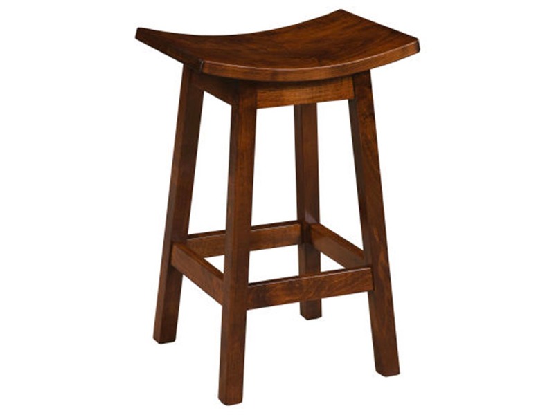 Bluffton Swivel Stool - 17"W x 24"H x 12"D