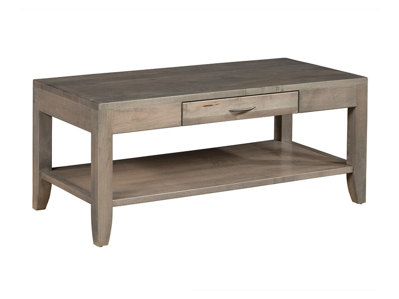 Barrington Coffee Table w/ Shelf - 46"W x 19"H x 22"D