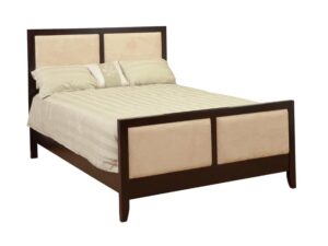 Barrington Queen Bed w/ Fabric Panels - 63"W x 84.50"LnHeadboard 54"H Footboard 30"H