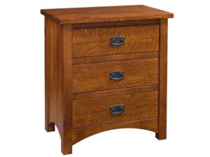 Claremont Mission Nightstand - 27.50"W x 27.75"H x 17.50"D