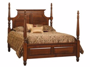 Deluxe Poster Queen Bed - 66"W x 89"LnHeadboard 69.50"H Footboard 62"H