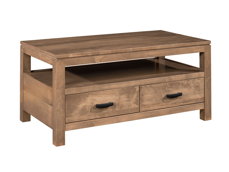 Dallas Small Coffee Table - 39.50"W x 19"H x 21.50"D