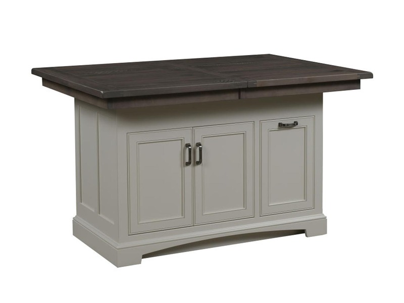 Designer Series Island Base w/ Optional Slideout Wastebasket - 47.25"W x 34.50"H x 24.50"D