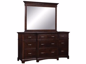 Hamilton Dresser w/ Mirror - HM-1856 Dresser 69.50"W x 36.50"H x 21.50"DnMI-1870 Mirror 40"H x 52"W