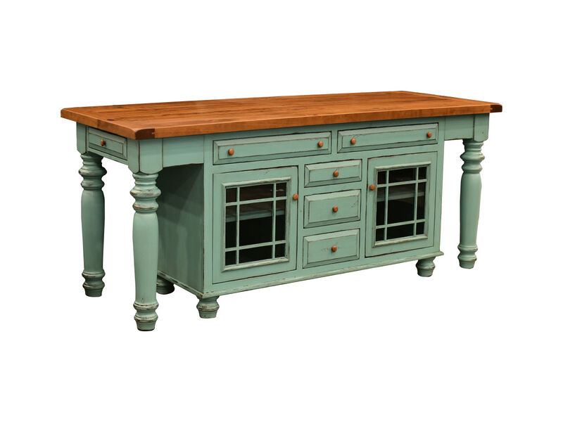 Constance Bay Island Base - 92"W x 34.50"H x 30"D