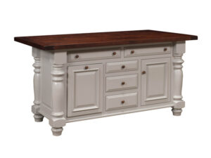 Constance Bay Island Base w/ Optional Slideout Wastebasket - 62.50"W x 34.50"H x 24.50"D