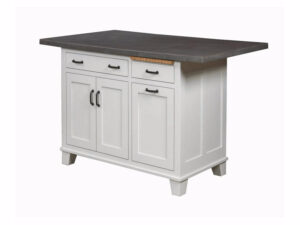 Bridgeport Island Base w/ Optional Slideout Wastebasket & Cutting Board - 47.25"W x 34.50"H x 24"D