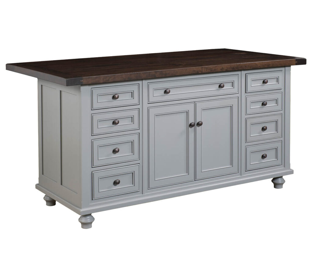 Oceanside Island Base - 63.25"W x 34.50"H x 24.50"D