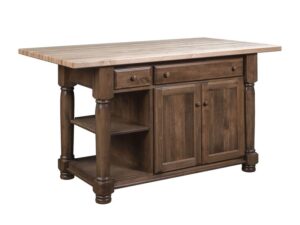 Jefferson City Turned Leg Island Base - 49"W x 34.50"H x 24.50"D