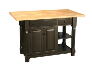 Turned Leg Island Base - 49"W x 34.50"H x 24.50"D