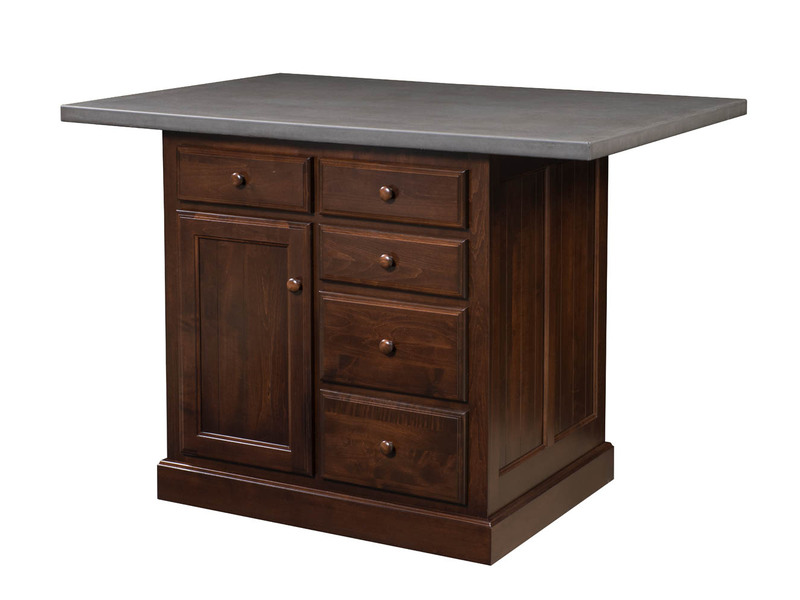 Jefferson City Traditional Island Base - 32.50"W x 34.50"H x 24"D