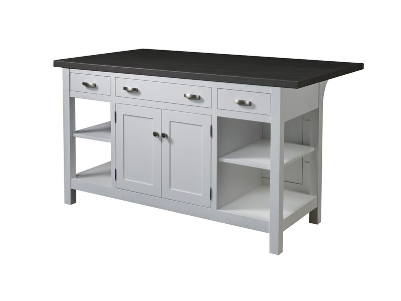 Brookline Island Base - 62.75"W x 34.50"H x 24.50"D