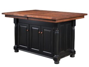 Turned Leg Island Base - 49"W x 34.50"H x 24.50"D