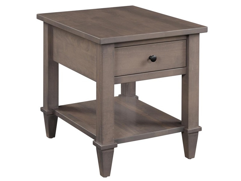 Jamestown End Table - 21.25"W x 24"H x 26"D