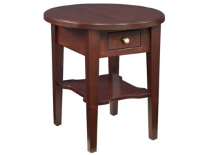 Kenton Oval End Table - 24"W x 24"H x 27"D