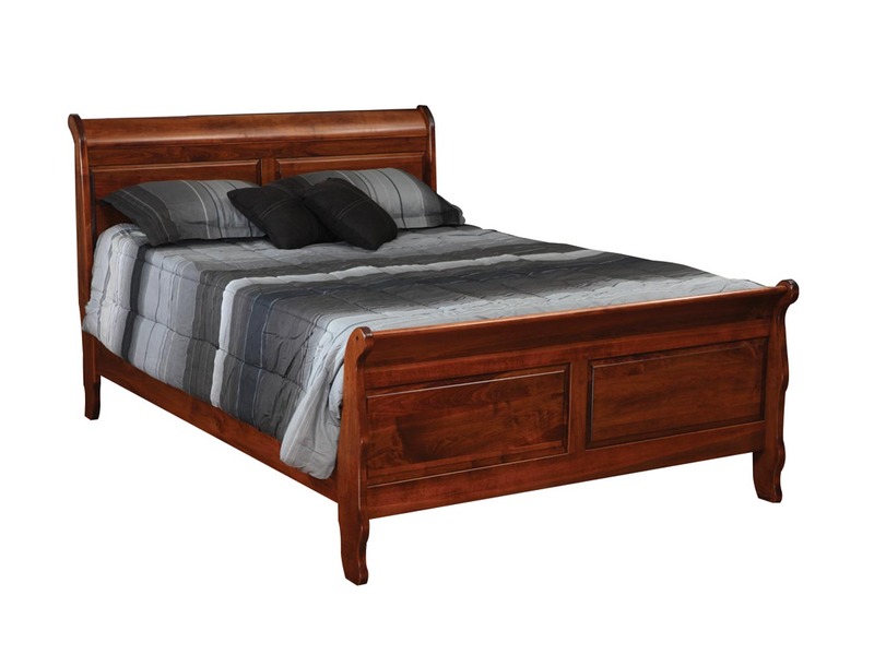 Lindenhurst Queen Sleigh Bed - 63"W x 89.25"LnHeadboard 48"H Footboard 30"H