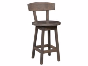 Lamont Swivel Stool w/ Back - 18"Round x 36"H