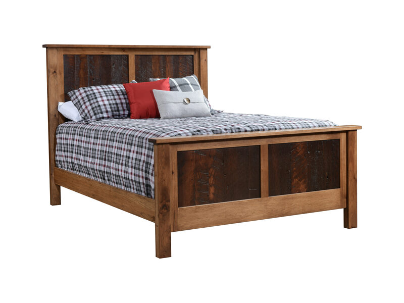 Manhattan Panel Queen Bed - 66.50"W x 86.50"LnHeadboard 53"H Footboard 30"H