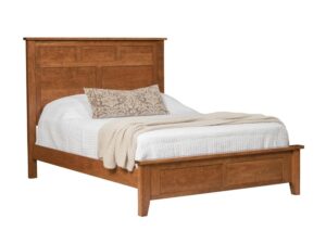 Old Cottage Queen Bed - 66"W x 87.50"Ln Headboard 56"H Footboard 17"H