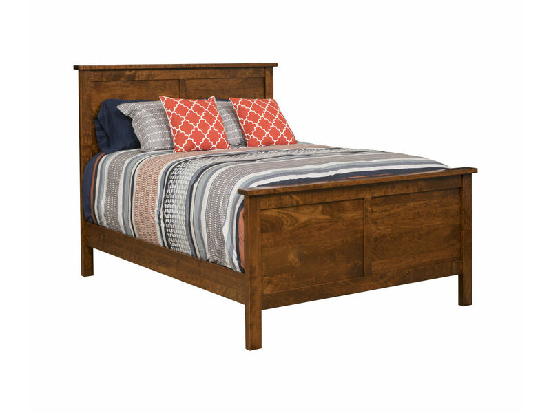 Praire Queen Bed - 66"W x 84.50"LnHeadboard 53"H Footboard 30"H