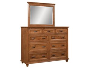Rosedale Dresser w/ Mirror - RD-3157 Dresser 58.75"W x 45"H x 21.50"DnMI-3132 Mirror 32"H x 42"W