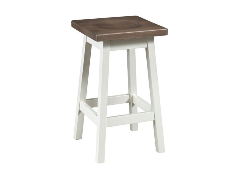Seaford Stool - 14"W x 24"H x 14"D