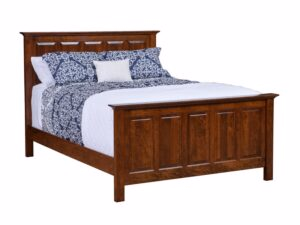 Panel Queen Bed - 66"W x 87"LnHeadboard 52.75"H Footboard 30.75"H