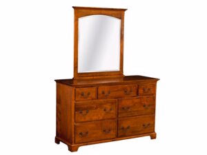 Sonora Dresser w/ Mirror - SO-163 Dresser 57.25"W x 35.50"H x 21"DnMI-2130 Mirror 40"H x 36"W