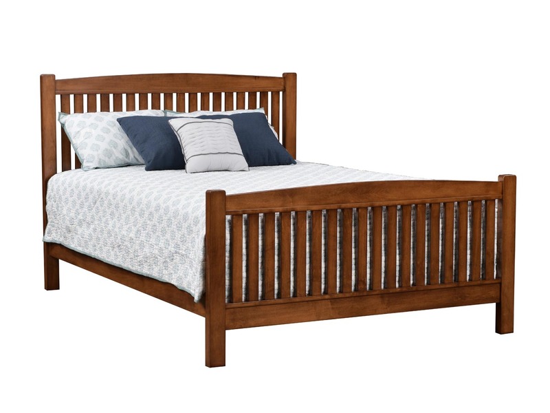 Sleepwell Queen Bed - 64"W x 84.50"LnHeadboard 48"H Footboard 30"H