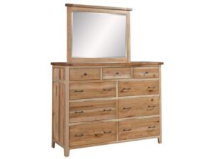 Timber Mill Dresser w/ Mirror - TM-3357 Dresser 57.75"W x 44.75"H x 21.50"DnMI-3332 Mirror 32"H x 42"W